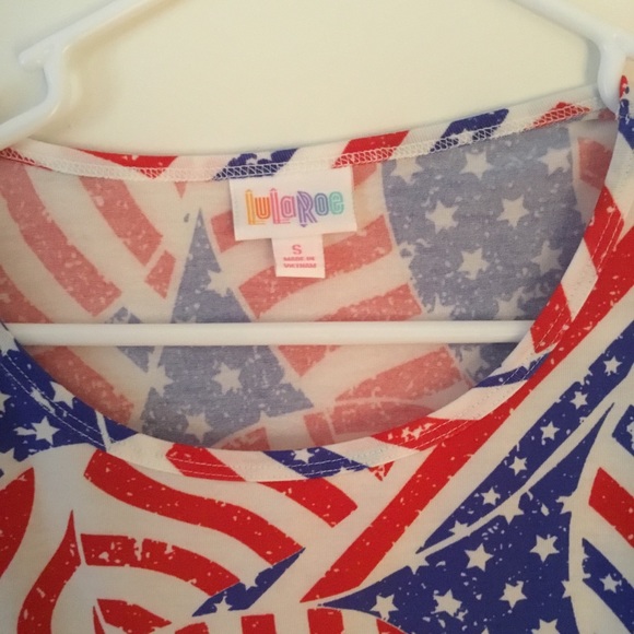 Lularoe Patriotic Irma - Picture 2 of 4
